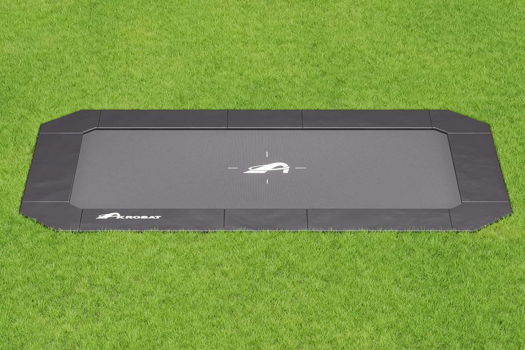 Flat to the ground Trampoline Rechthoekig Akrobat Primus Plus Black 520 x 305 cm 1/5