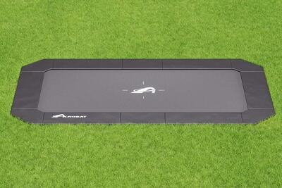Flat to the ground trampoline rechthoekig akrobat primus plus black 520 x 305 cm