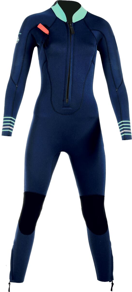 OCEAN STEP 3/2 Optimizer Dual Zip Neoprenanzug Langseite Damen