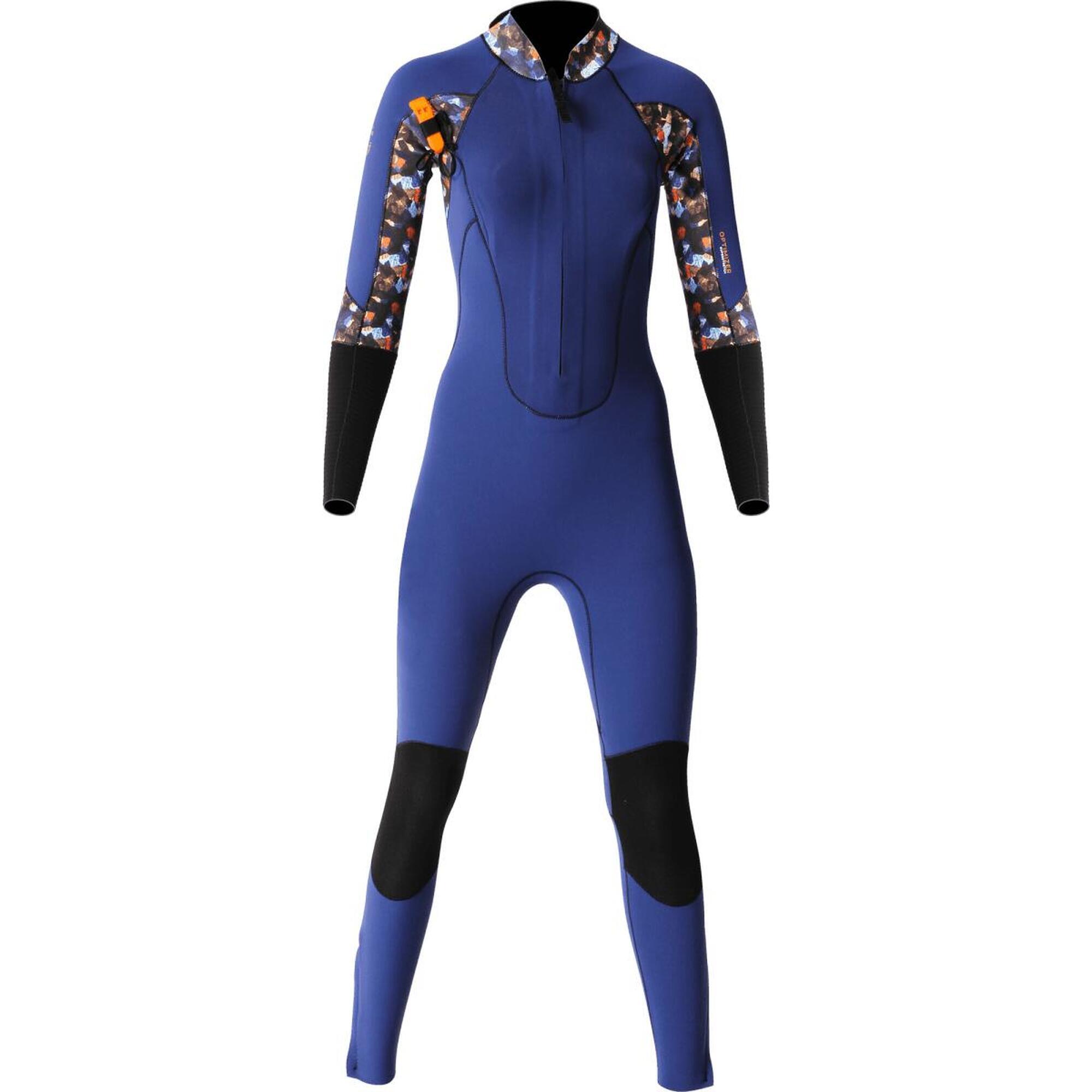 Ocean Step - 3/2 Optimizer Dual Zip - Combinaison Longe Cote Femme - Combinaison Néoprène - Bleu - 52 2xl - Decathlon