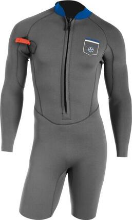 2/2 Shorty Optimizer Dual Zip L/S - Herren Langarm Neoprenanzug mit