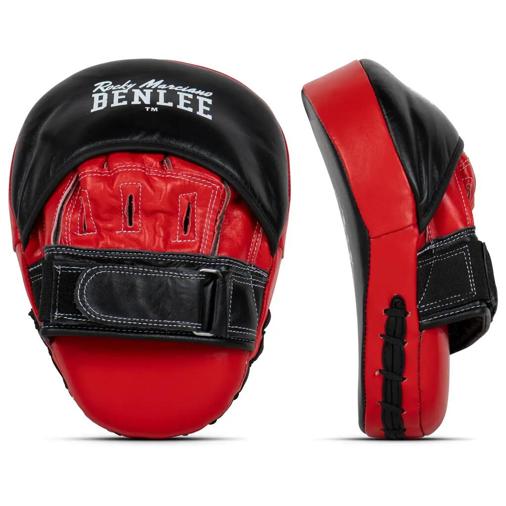 BENLEE Tucson Leather Trainer Pads, Black/Red