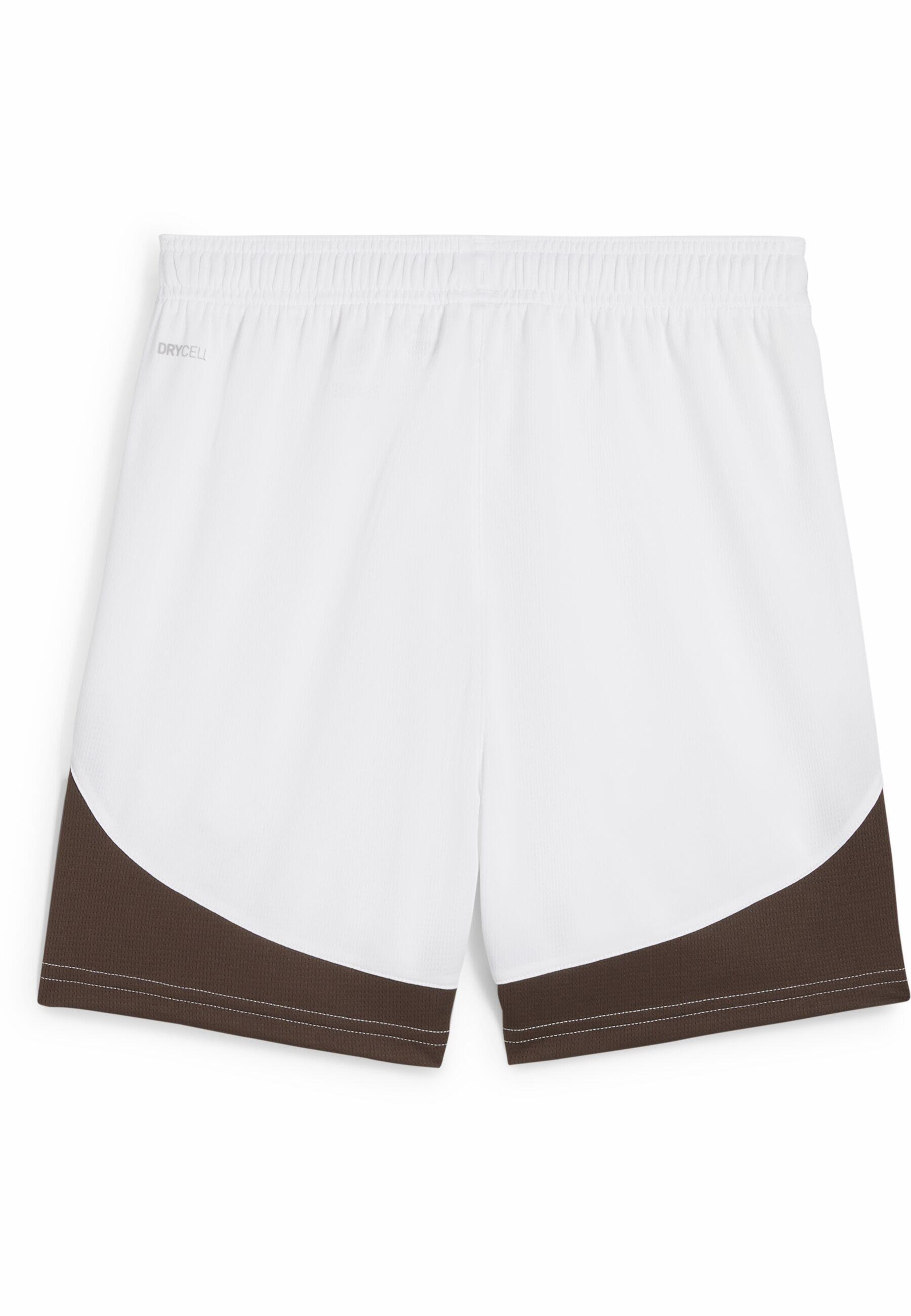 Short Away 24/25 FC St. Pauli Enfant et Adolescent PUMA White Espresso Brown 2/3