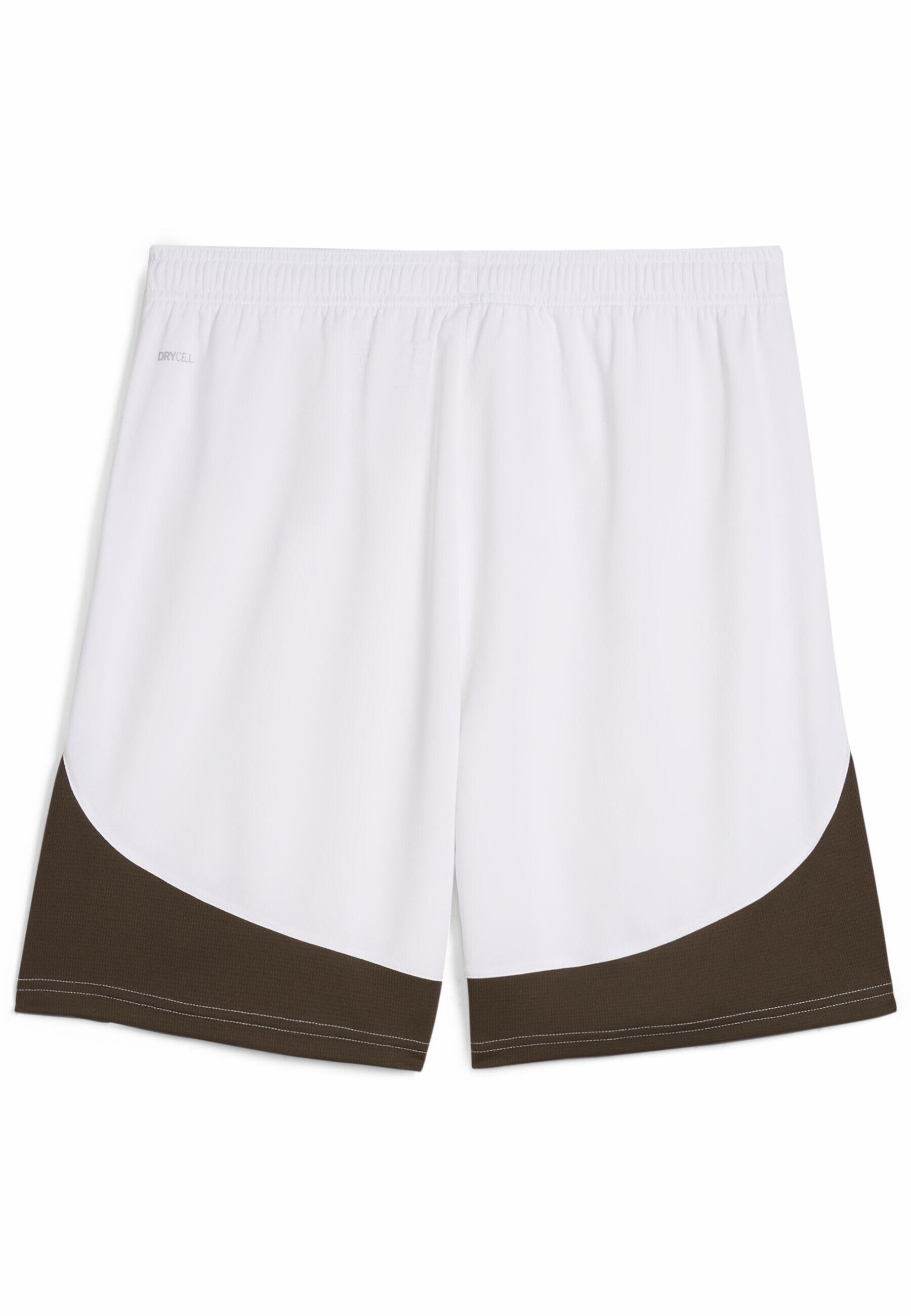 FC St. Pauli 24/25 uitshort voor heren PUMA White Espresso Brown 2/6