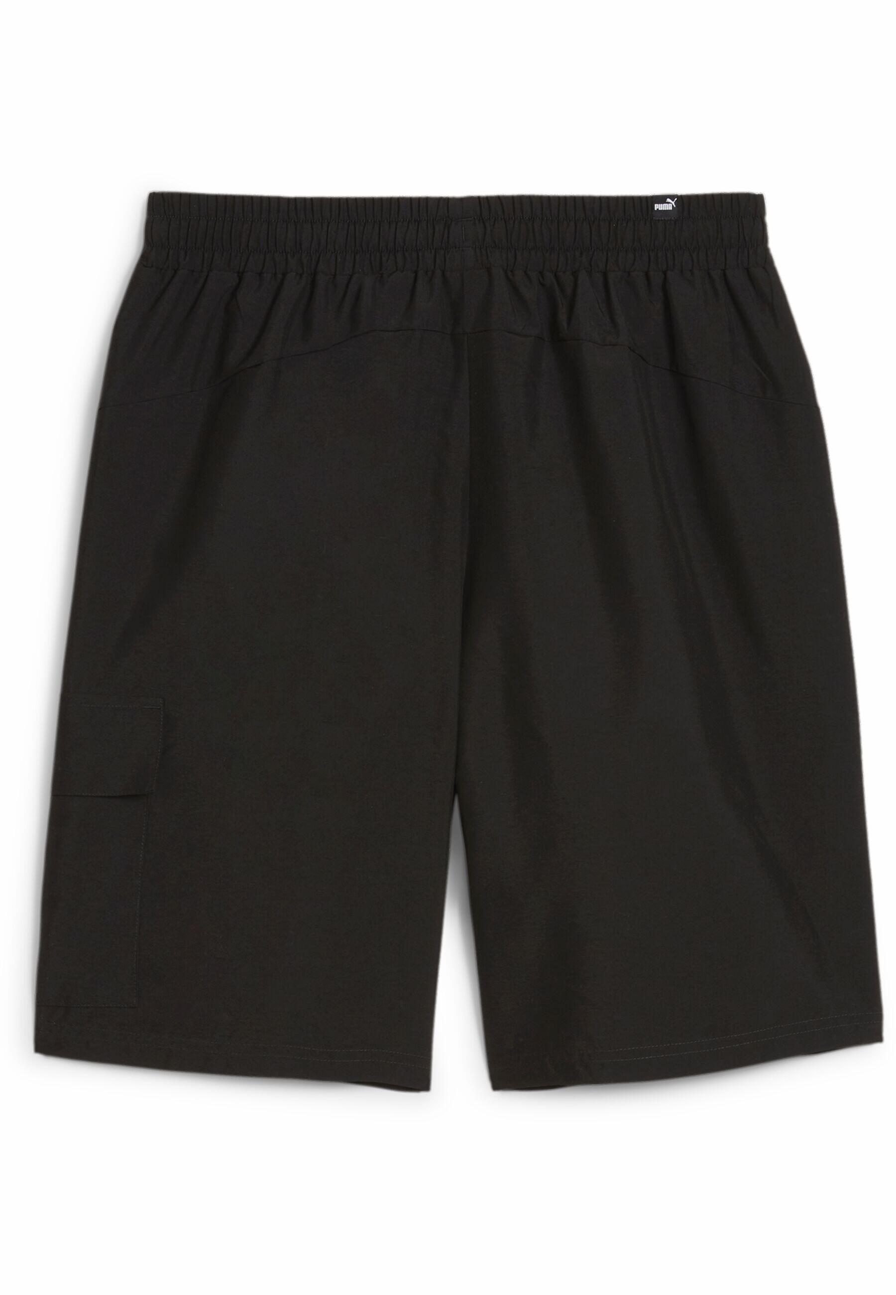 Pantaloncini cargo da uomo in tessuto ESS PUMA Black 3/7