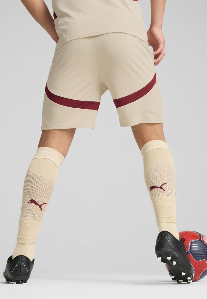 Męskie szorty FC Red Bull Salzburg 24/25 PUMA Granola Team Regal Red Beige
