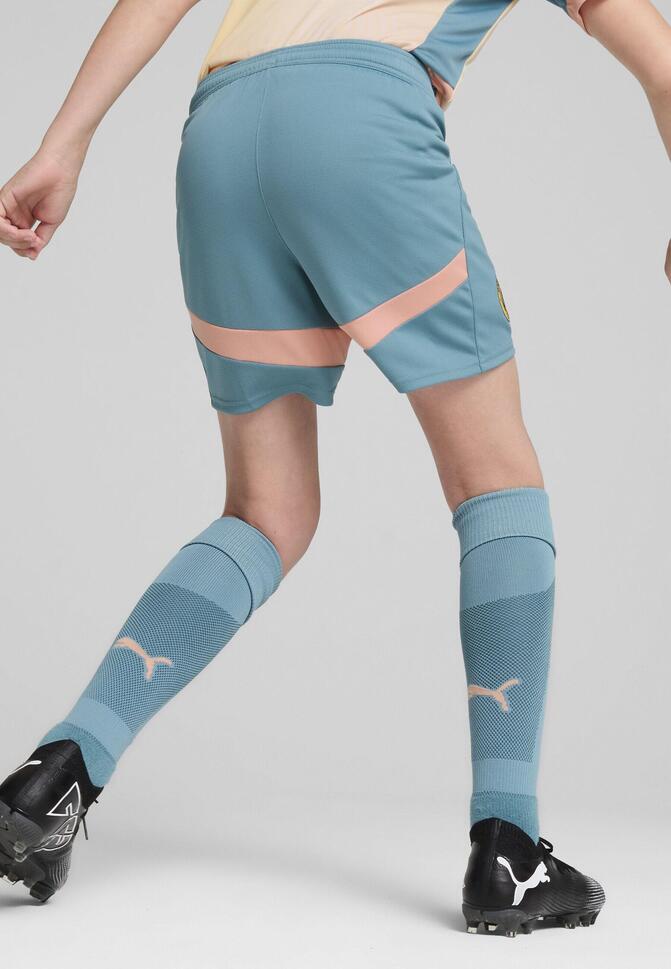 Szorty młodzieżowe Manchester City 24/25 PUMA Bold Blue Poppy Pink