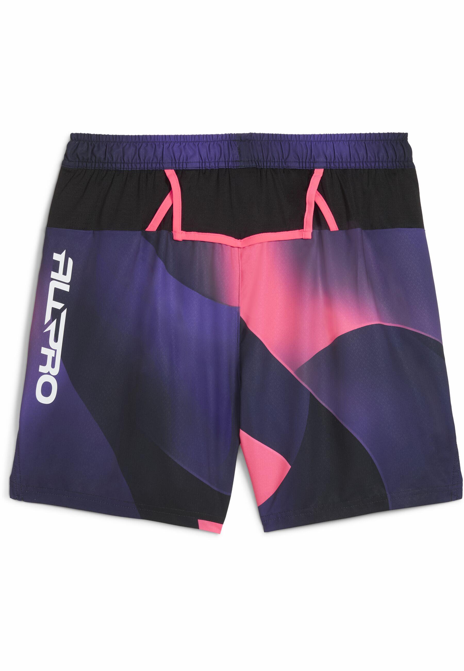 Short de basketball à motif all-over All-Pro Homme PUMA Black Aop 3/4