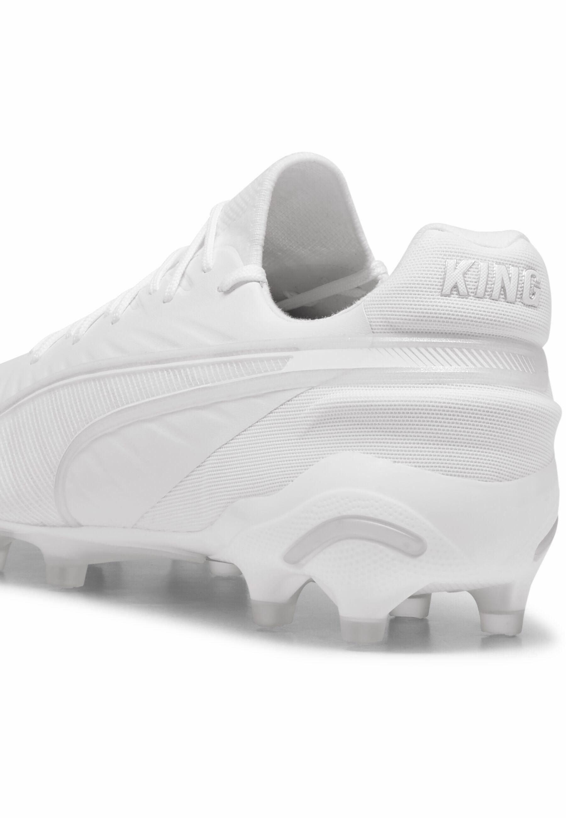 KING ULTIMATE FG/AG voetbalschoenen PUMA White Silver Metallic 2/7