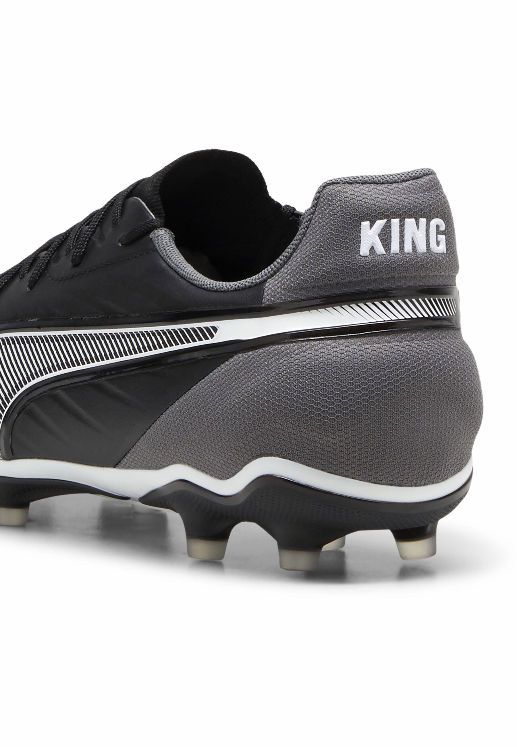 KING MATCH FG/AG voetbalschoenen PUMA Black White Cool Dark Gray 2/7