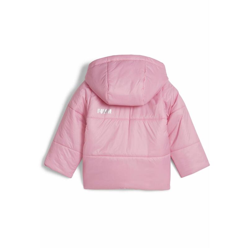 Polstrovaná bunda pro batolata Minicats s kapucí PUMA Mauved Out Pink