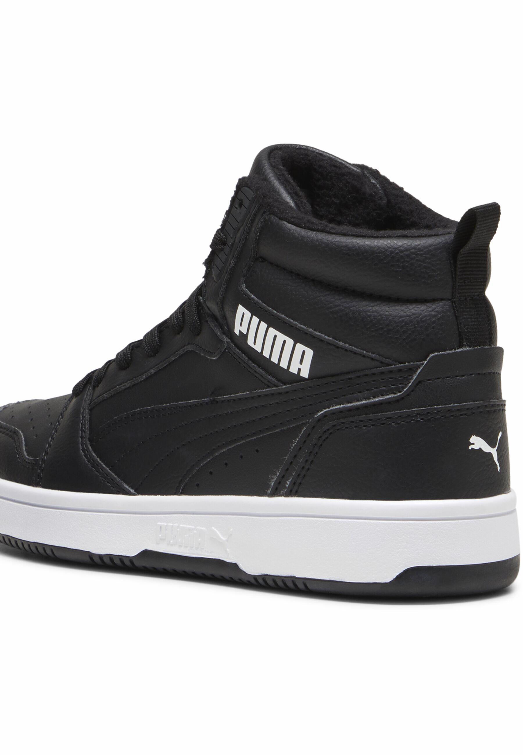 Sapatilhas puma rebound wtr para jovens puma black white