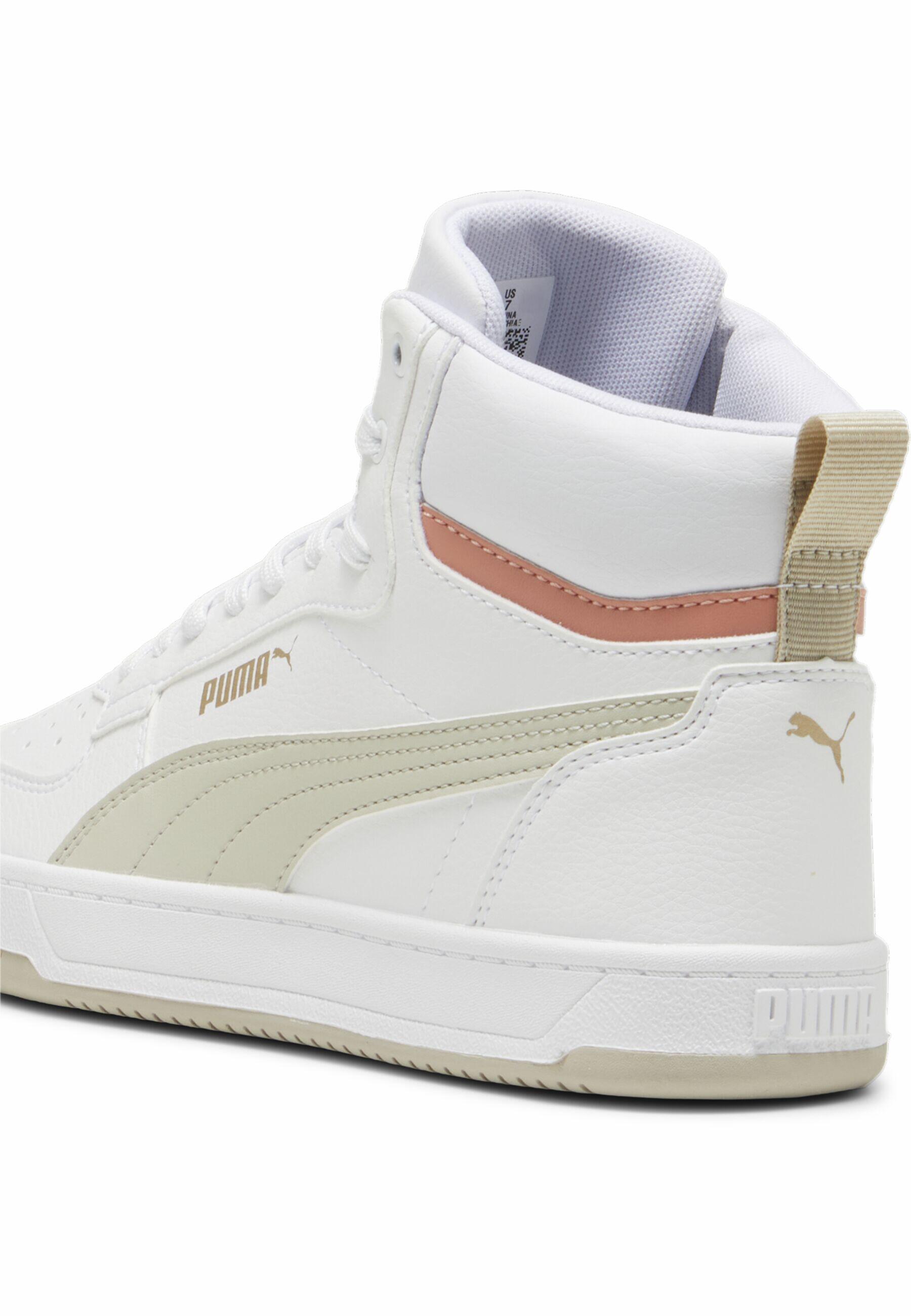 Caven 2.0 Mid Sneakers Erwachsene PUMA White Desert Dust Deeva Peach Beige Pink 2/15