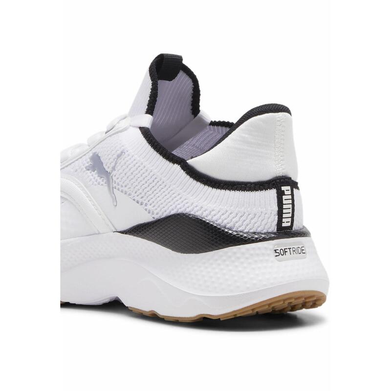 Dámské běžecké boty SOFTRIDE PUMA White Black Silver Metallic