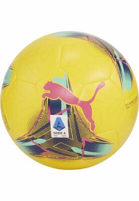 Pallone da calcio PUMA Orbita Serie A Hybrid PUMA Dandelion Multi Colour Yellow