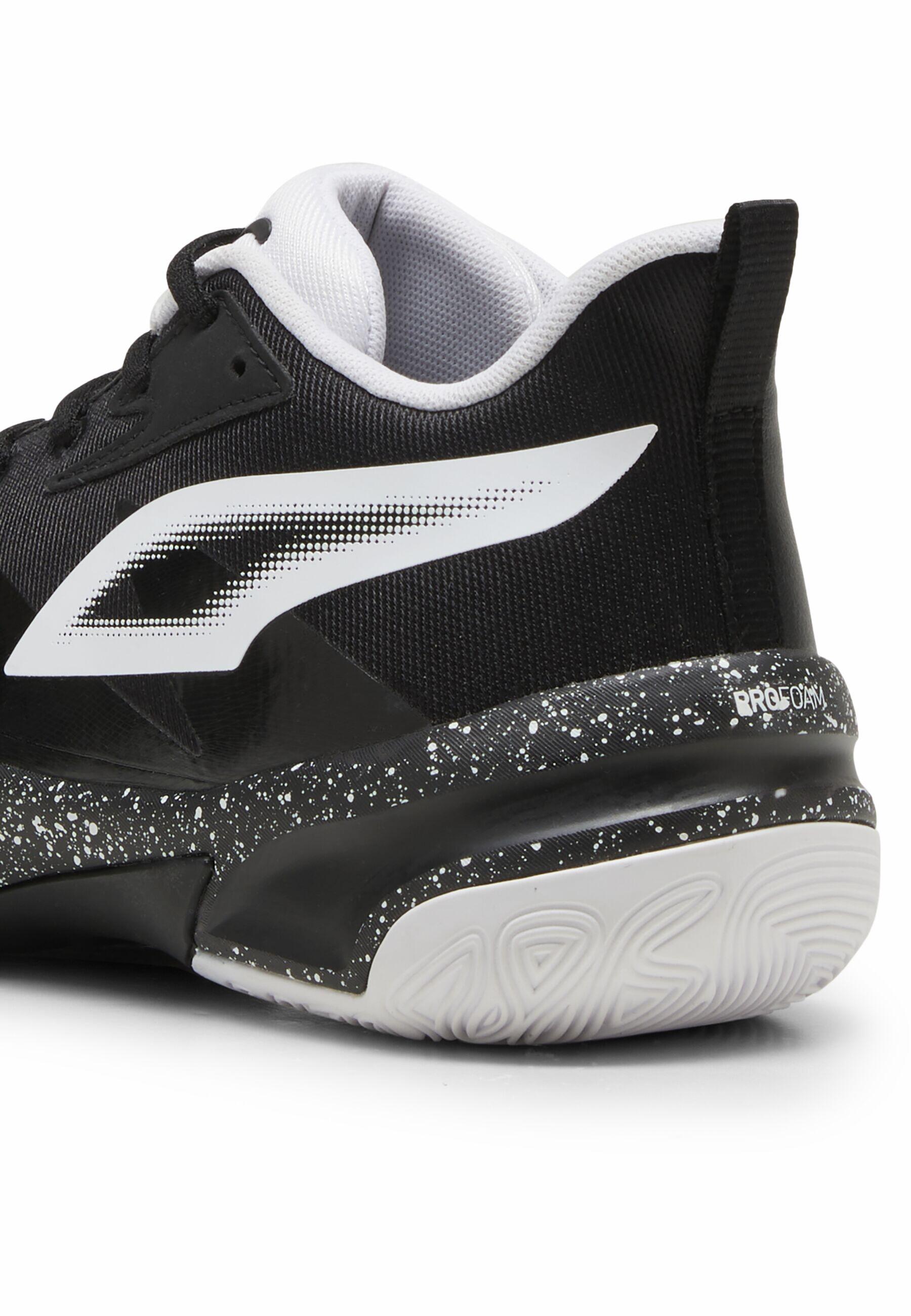 Chaussures de basketball Genetics Speckle PUMA Black White 2/7