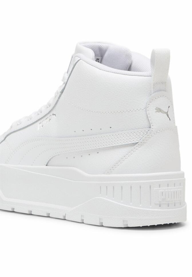 Damskie sneakersy Karmen II Mid PUMA White Silver Metallic