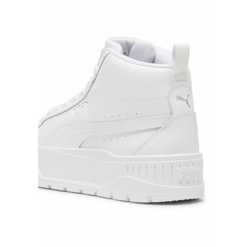 Tenisi Karmen II Mid Femei PUMA White Silver Metallic