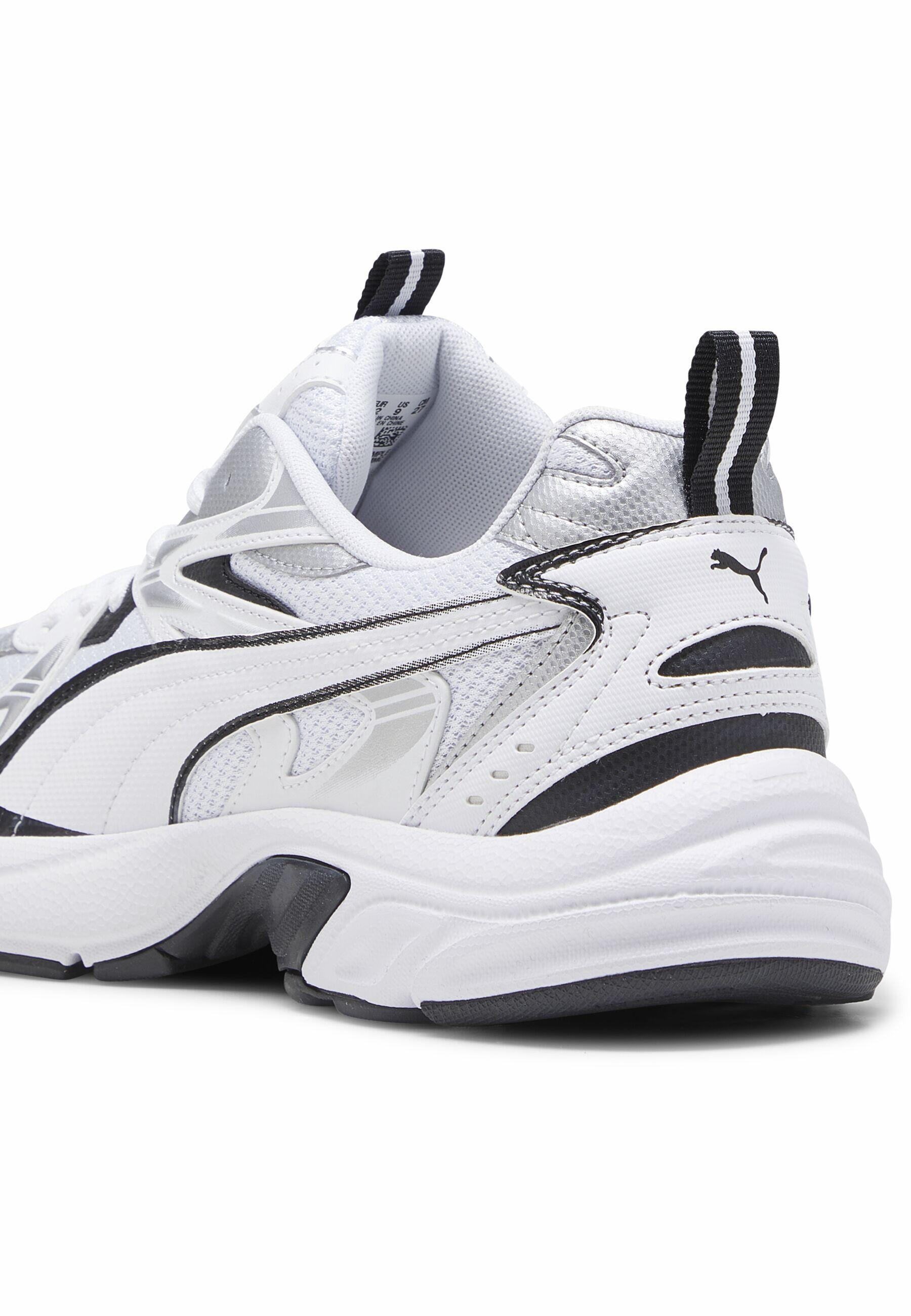 Zapatillas Milenio Tech PUMA White Black Silver Metallic 2/7