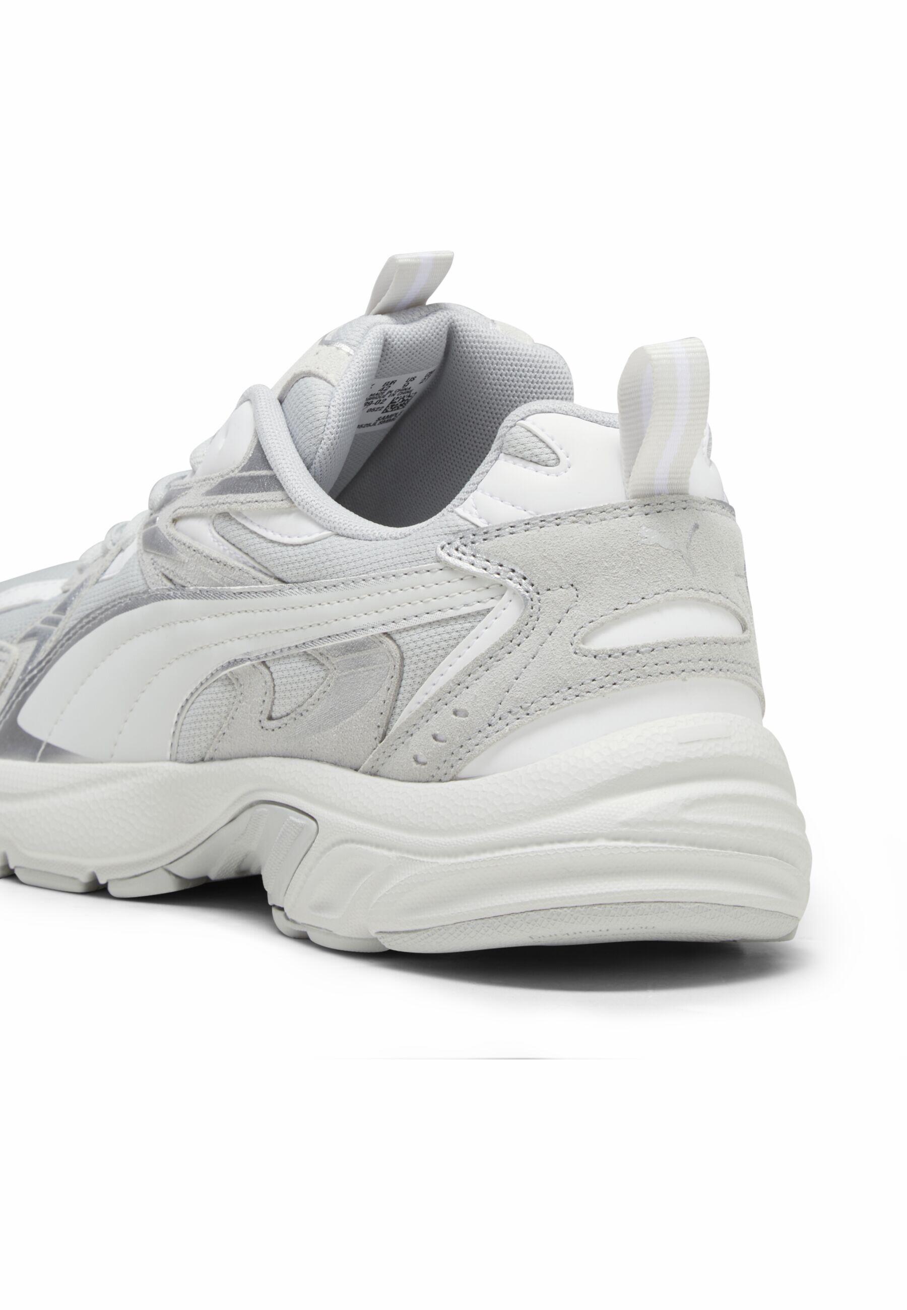 Milenio Tech Suede sneakers PUMA Cool Light Gray Feather White 2/7