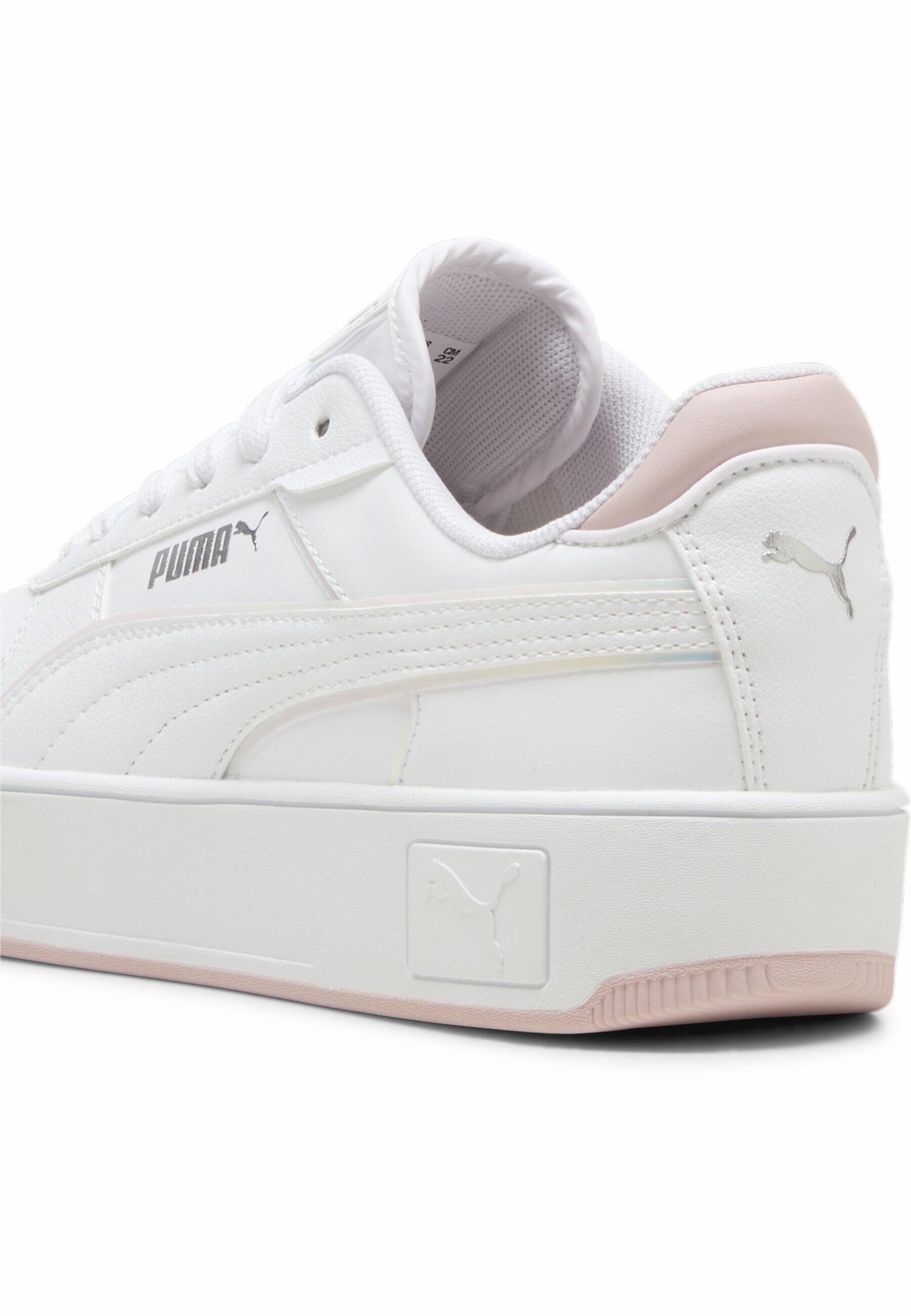 Carina street holo 2.0 sneakers juventude puma white mauve mist pink