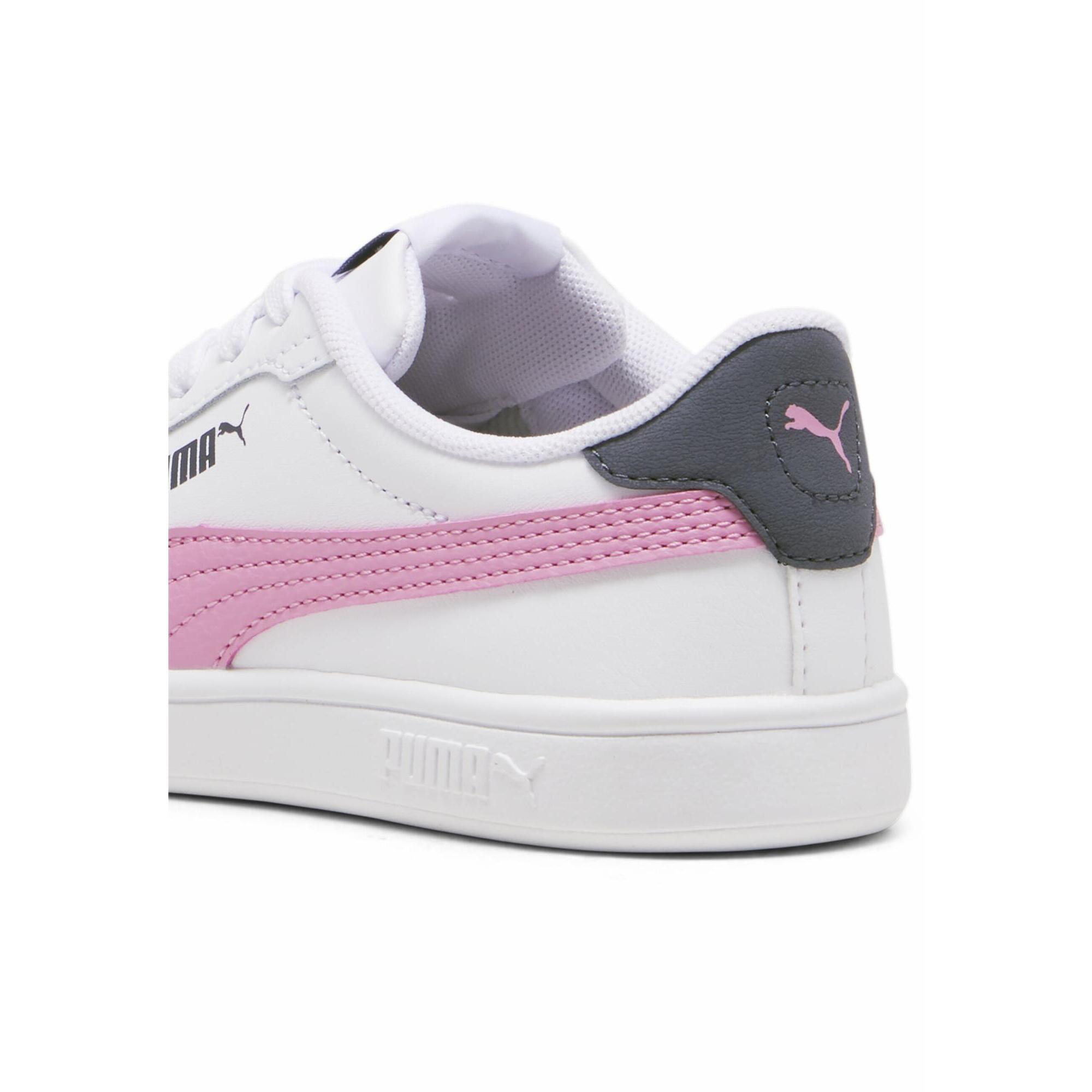 Dziecięce buty Smash 3.0 L PUMA White Mauved Out Galactic Gray Pink