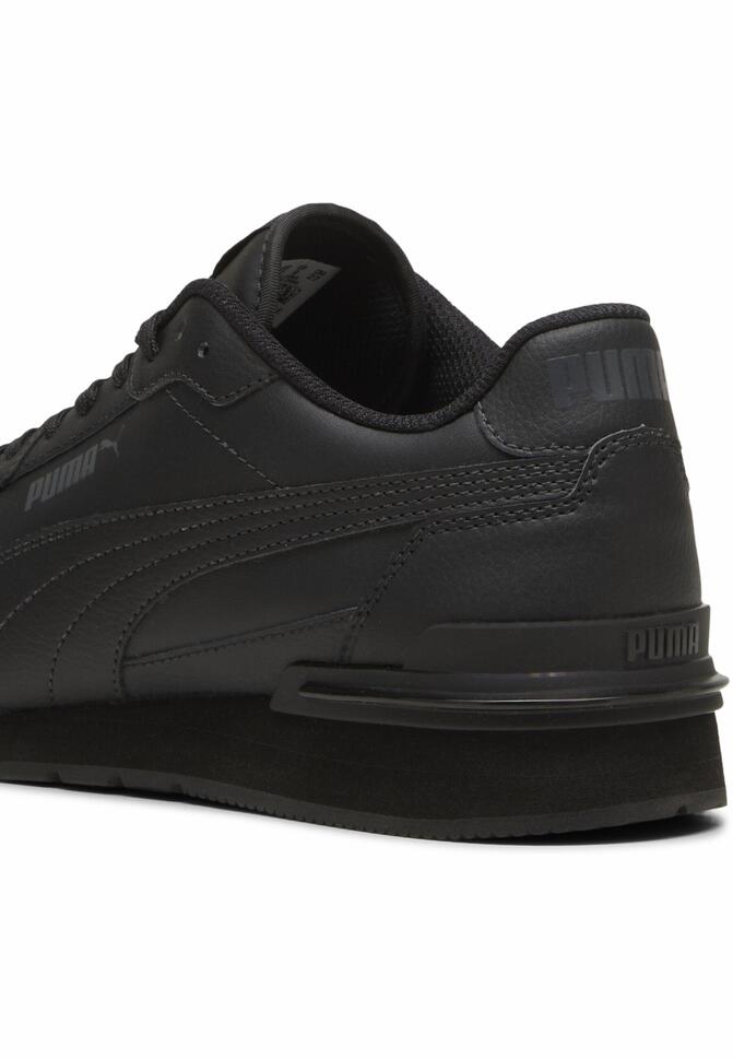 Skórzane sneakersy unisex ST Runner v4 PUMA Black Shadow Gray