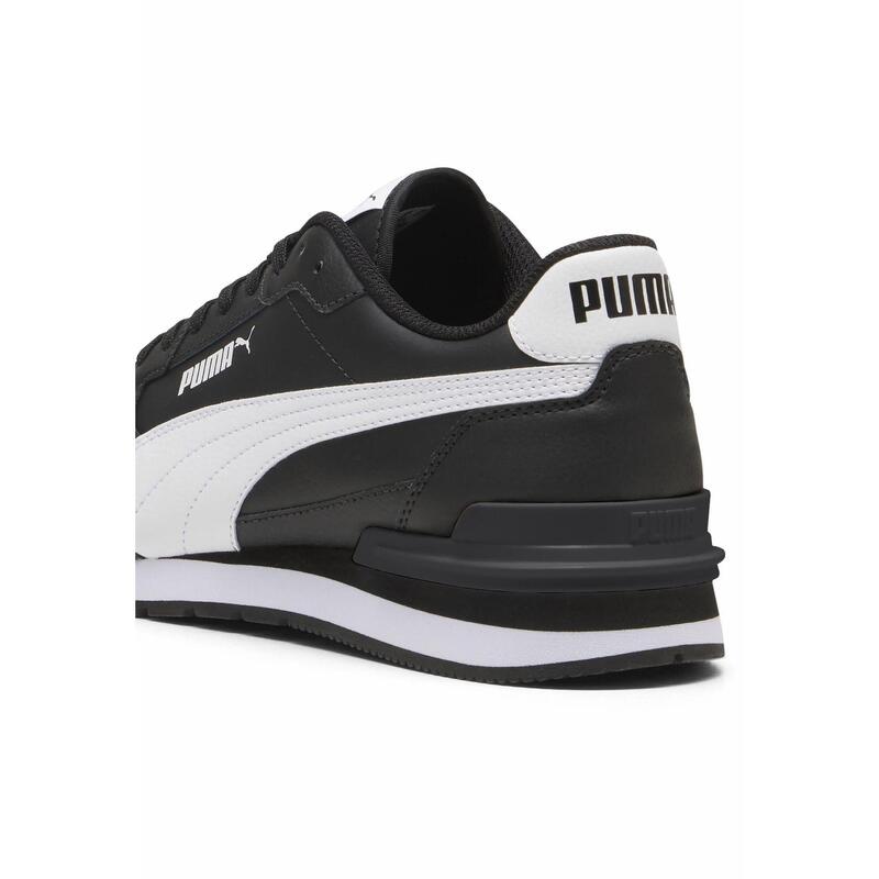 Skórzane sneakersy unisex ST Runner v4 PUMA Black White