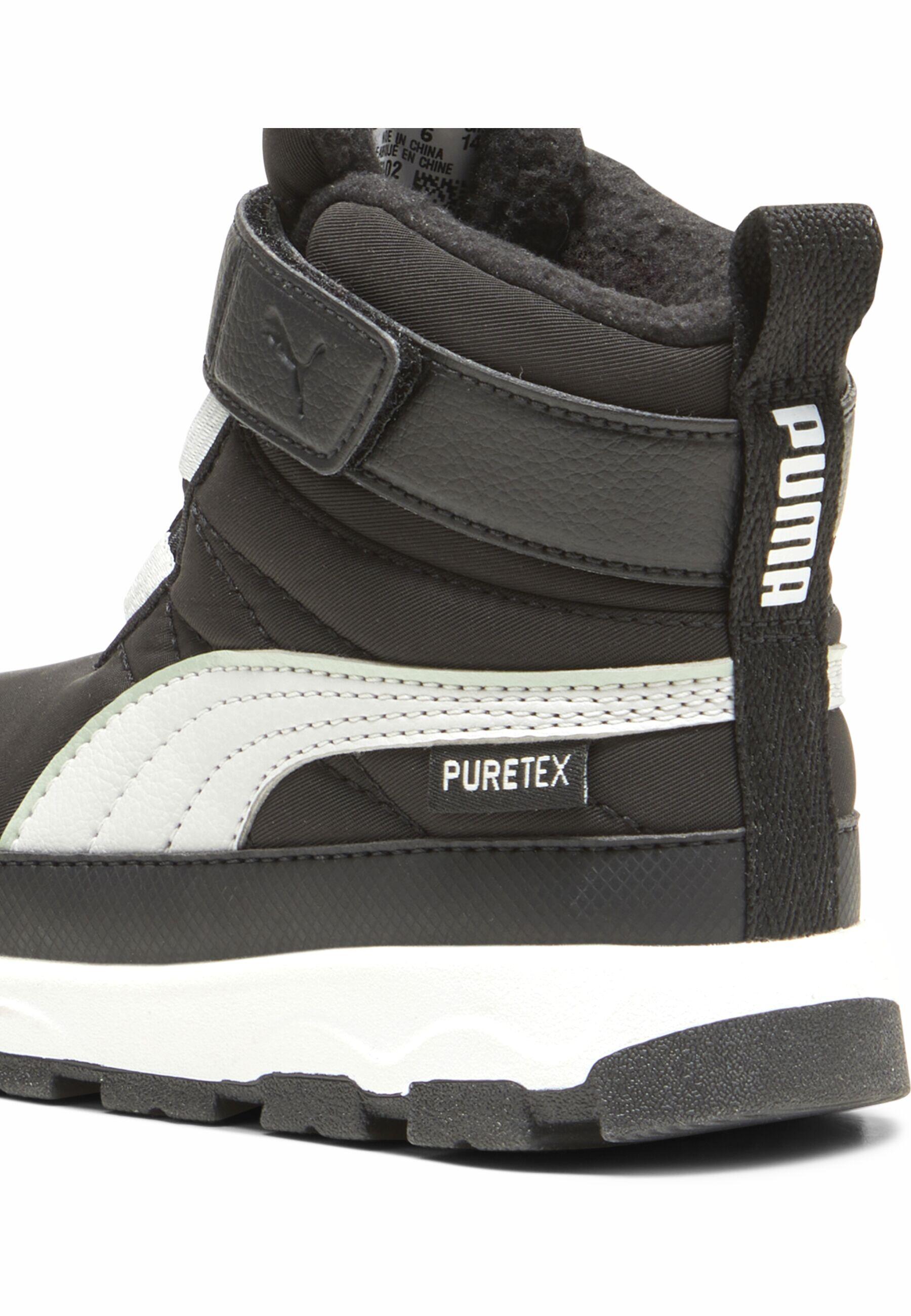 PUMA Evolve Stiefel Klein Kinder PUMA Black Ash Gray White 2/7