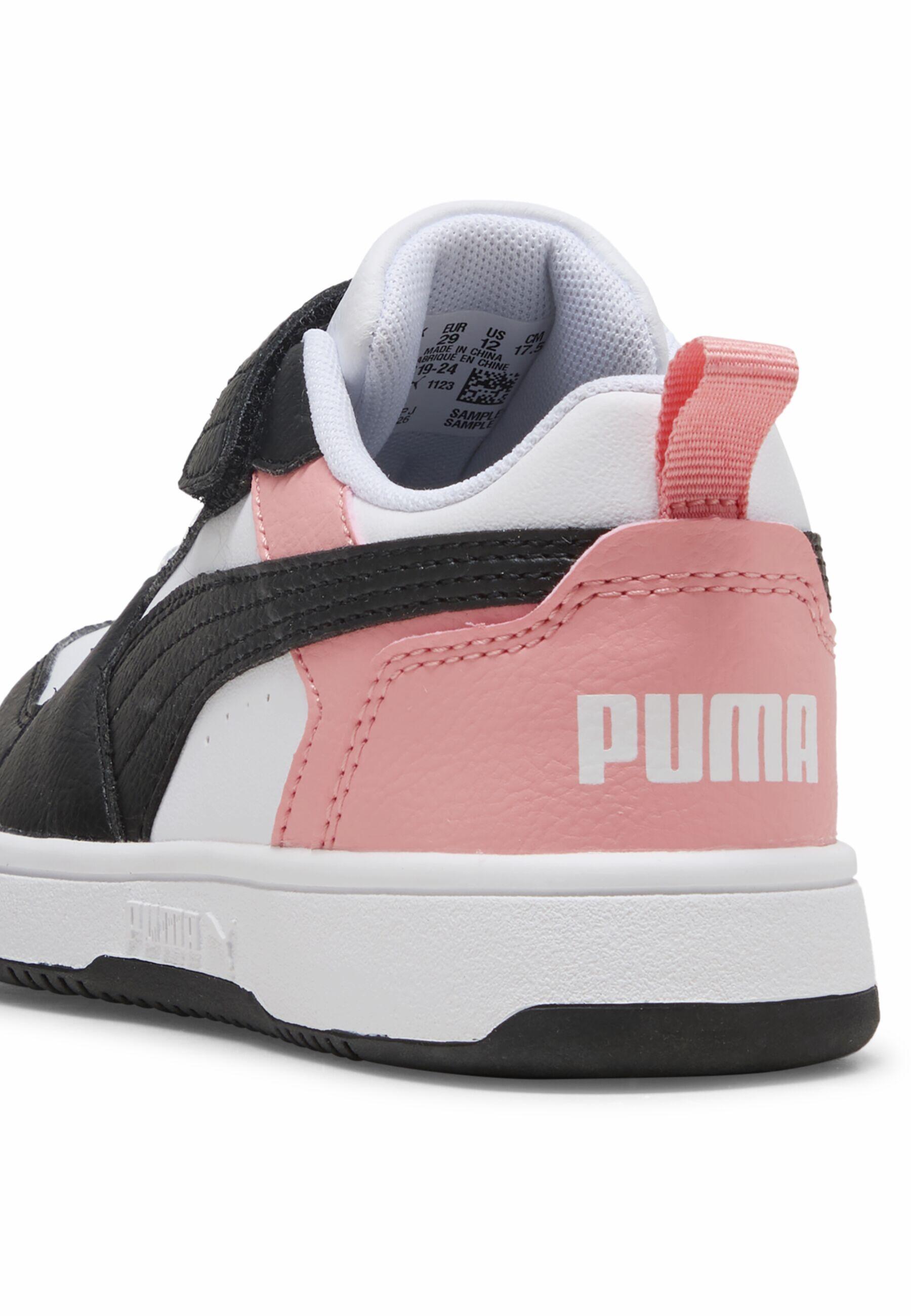 PUMA PUMA Rebound V6 Lo sneakers voor kinderen PUMA White Black Pink Fruit