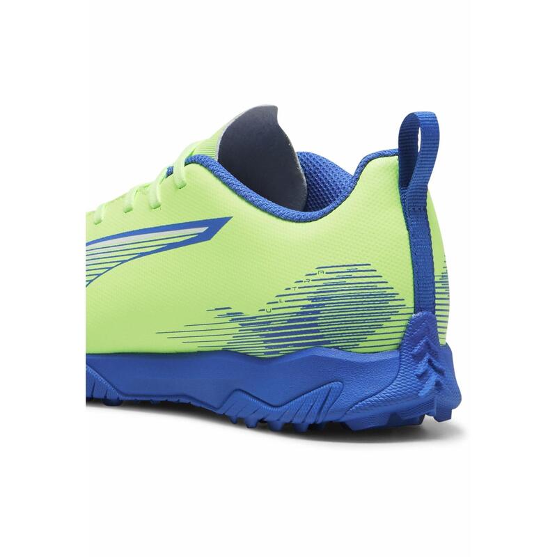 Kopačky ULTRA 5 PLAY TT pro mládež PUMA Fizzy Apple White Bluemazing Yellow Blue