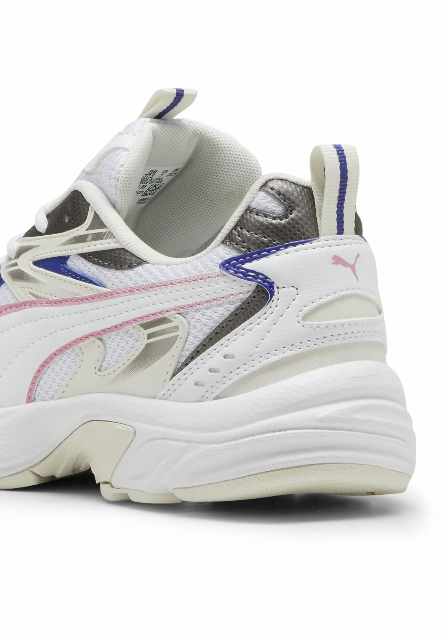 Sneakers Milenio Tech PUMA Vapor Gray White Mauved Out Pink 2/7