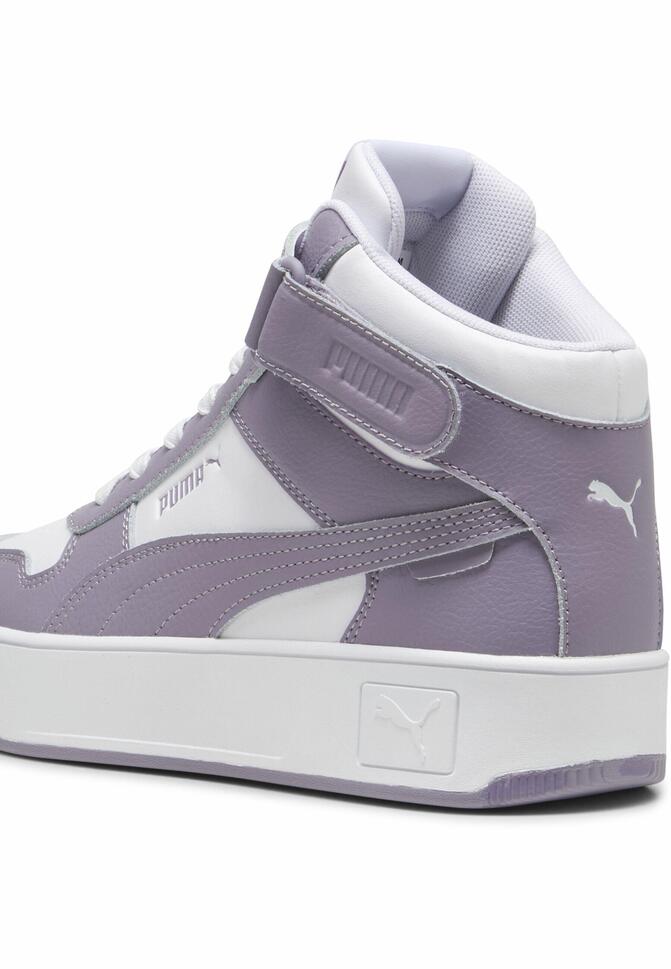 Damskie sneakersy Carina Street Mid PUMA White Pale Plum Purple