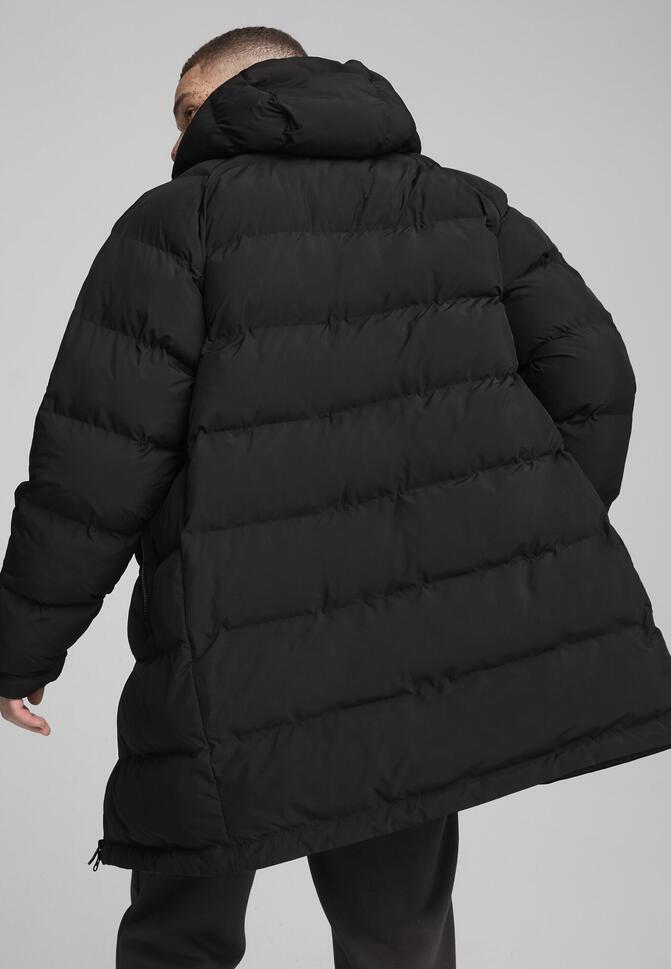 Męska parka z jednolitego materiału PUMA Black