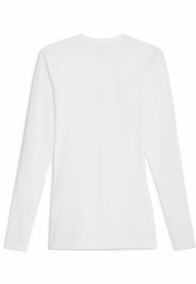 Męska koszulka z długim rękawem do koszykówki Hoops Team PUMA White