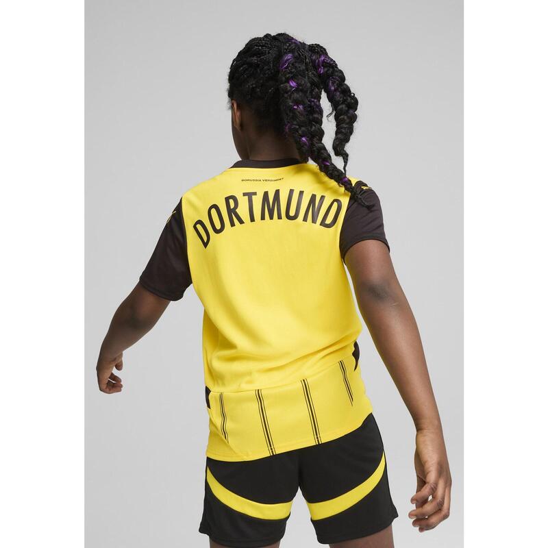 Dětský fotbalový dres Borussia Dortmund 24/25 PUMA Faster Yellow Black