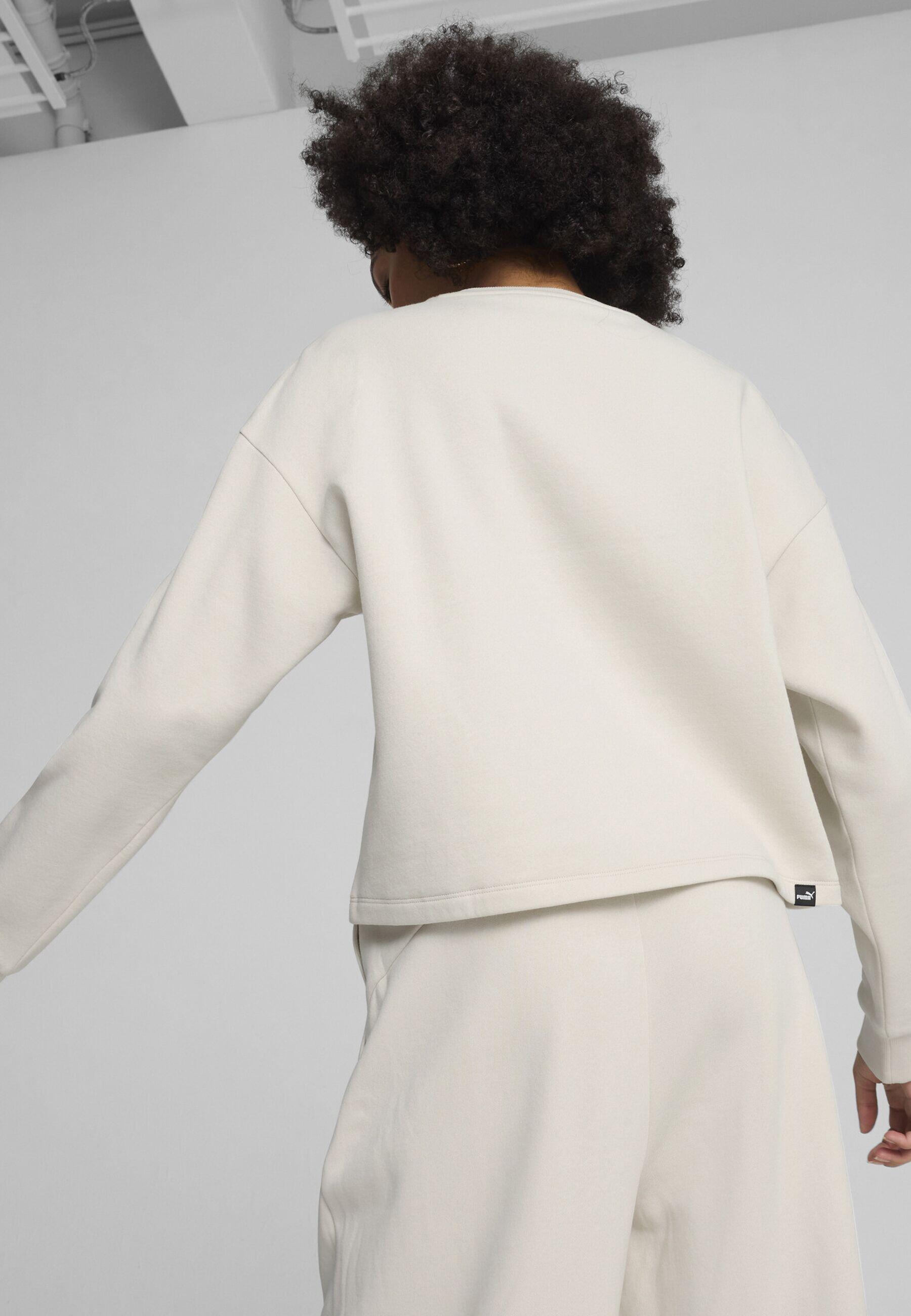 Sweat à col rond ESS+ CLASS ACT Femme PUMA Alpine Snow White 2/7