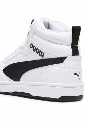 Rebound v6 mid sneakers voor jongeren puma white black