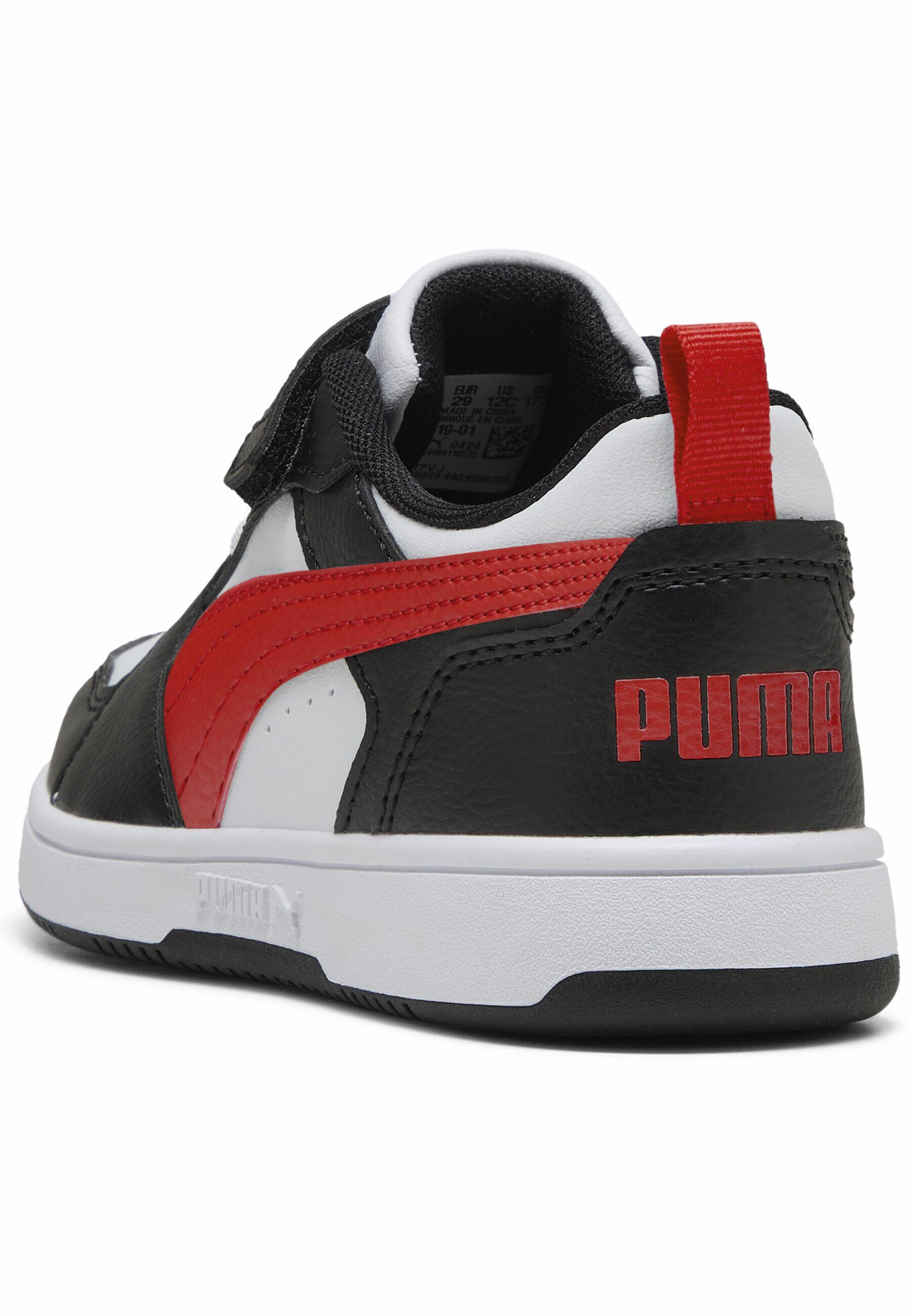 PUMA PUMA Rebound V6 Lo sneakers voor kinderen PUMA White For All Time Red Black