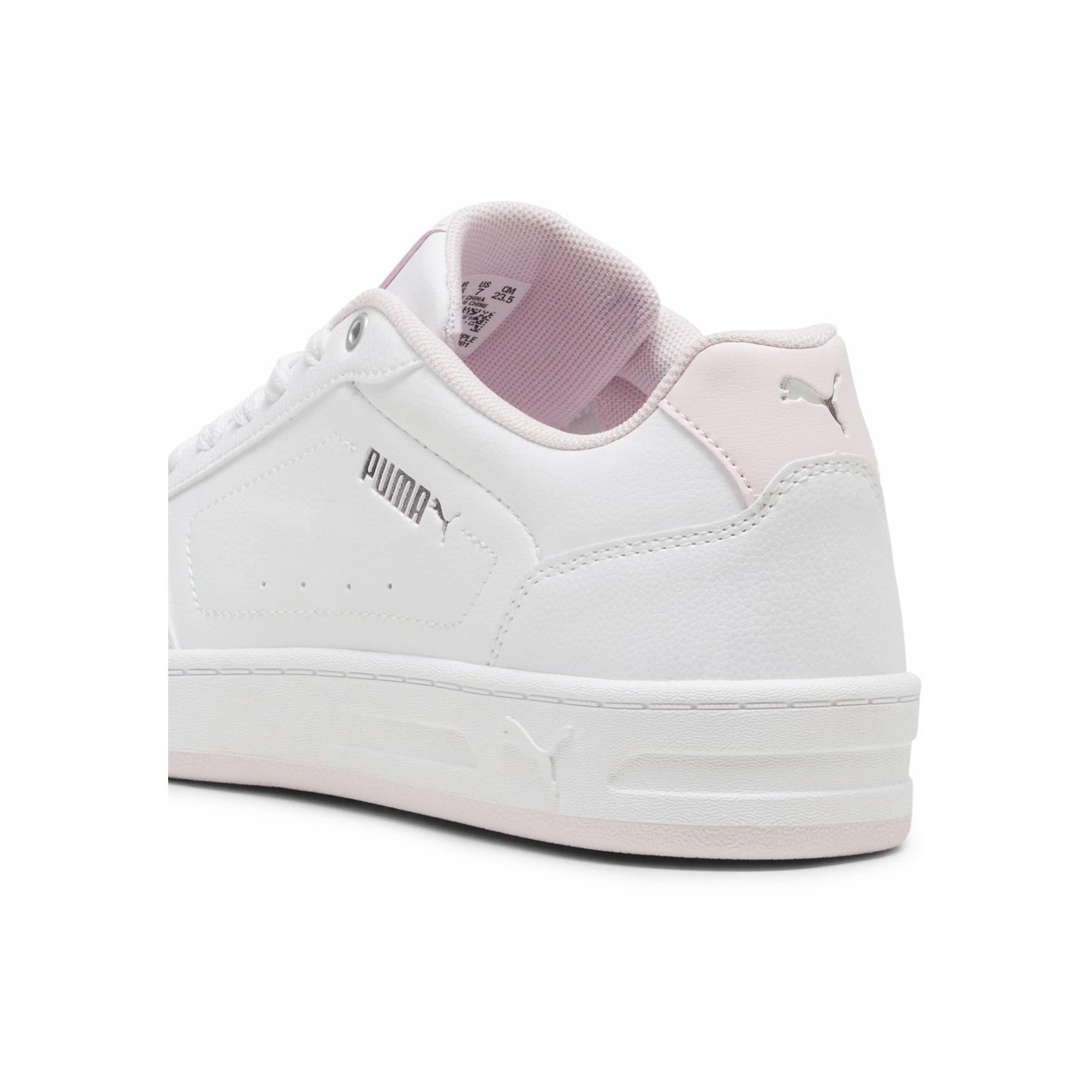 Sneakersy Court Classy PUMA White Whisp Of Pink Silver Gray