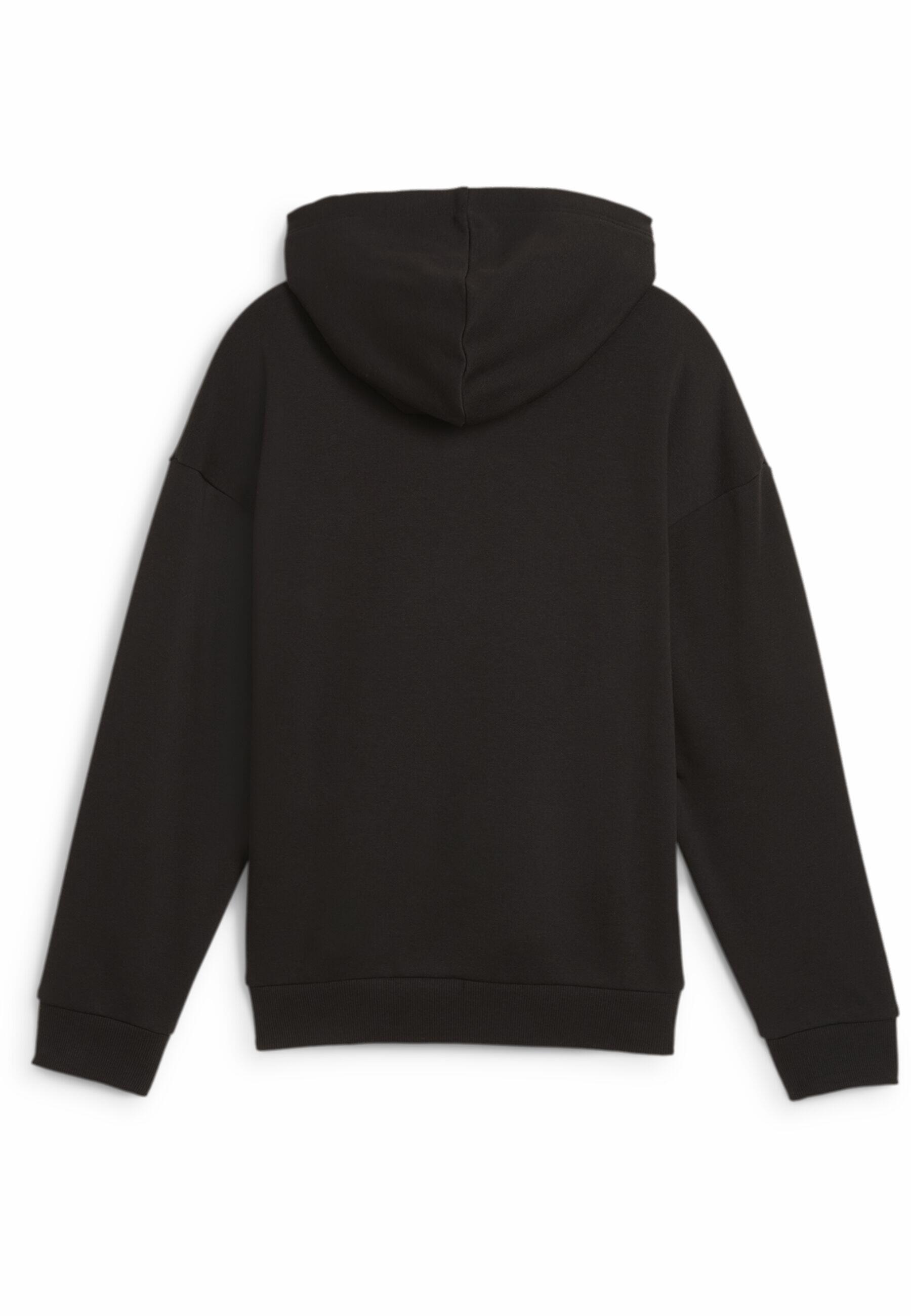 Sudadera con capucha ESS+ SCRIPT Niño PUMA Black Gold Foil 2/7