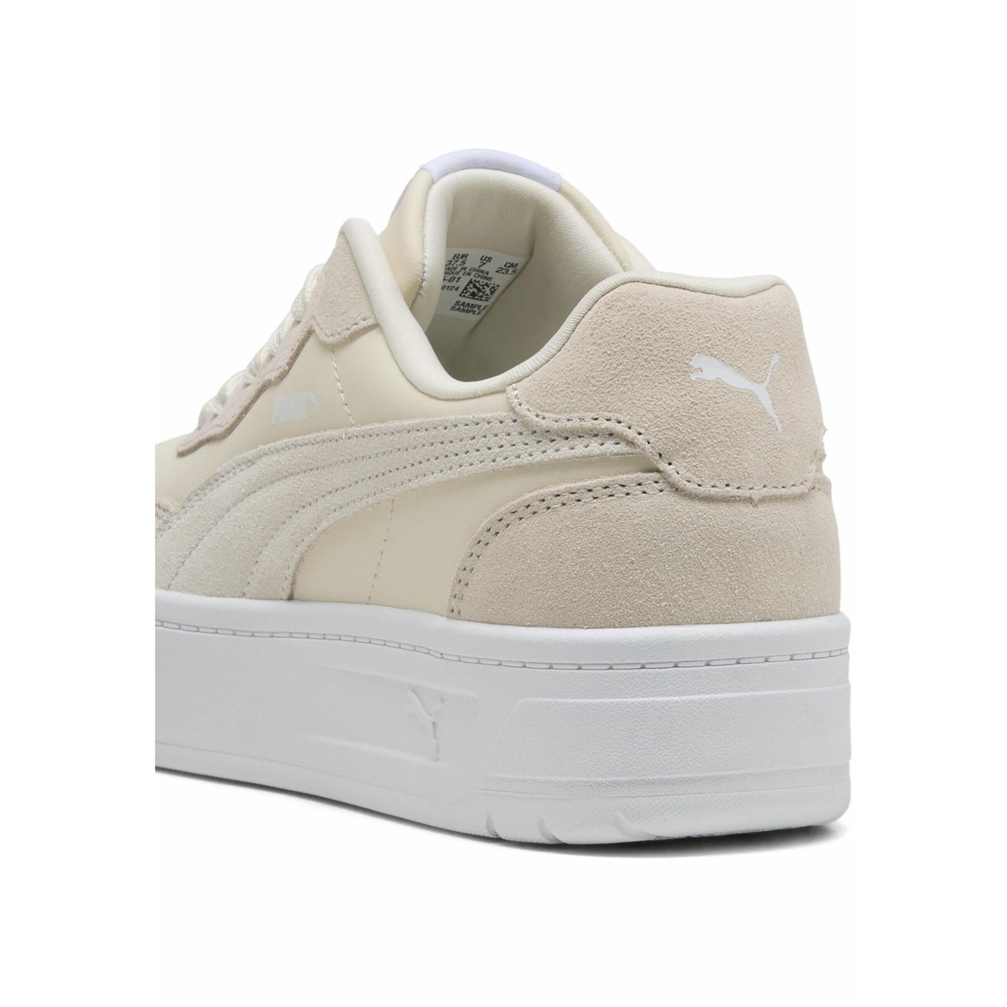 Damskie sneakersy Court Lally Skye z zamszu PUMA Frosted Ivory White