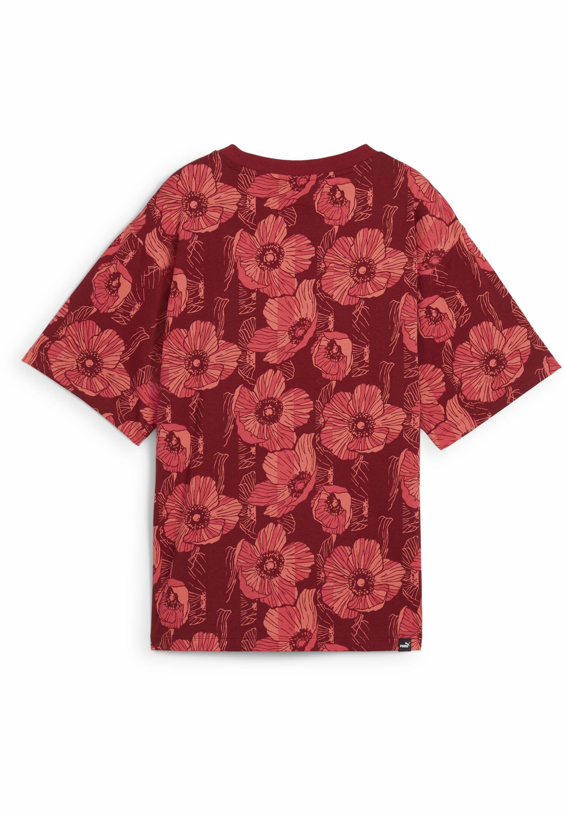 T-shirt à imprimés ESS+ CLASS ACT Femme PUMA Intense Red 2/7