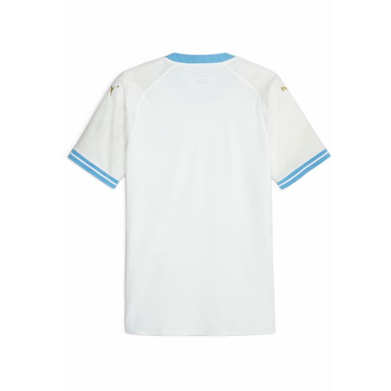 Pánský dres Olympique de Marseille 23/24 PUMA White Bleu Azur Blue