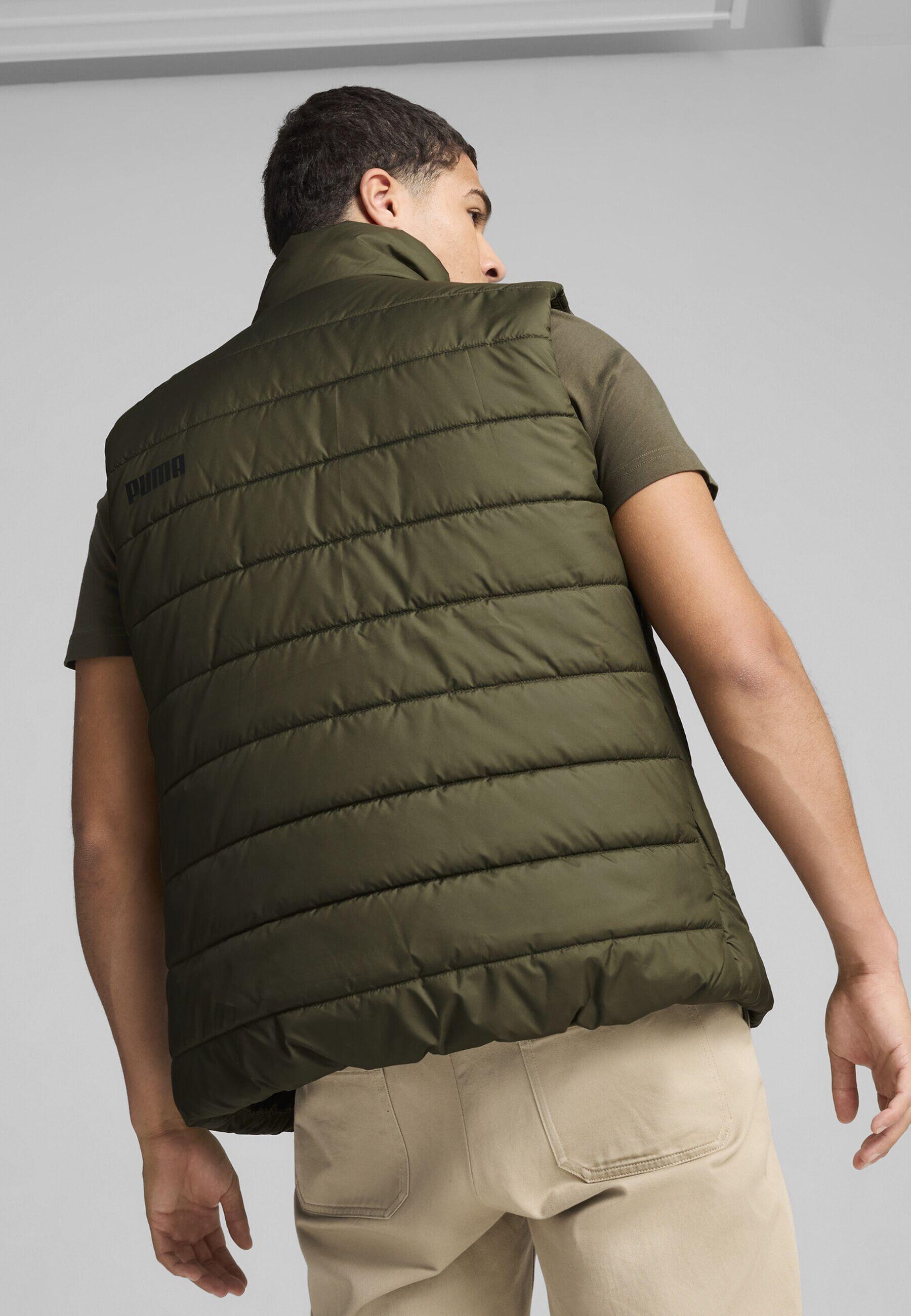 Pánská vycpaná vesta Essentials PUMA Dark Olive Green 2/7