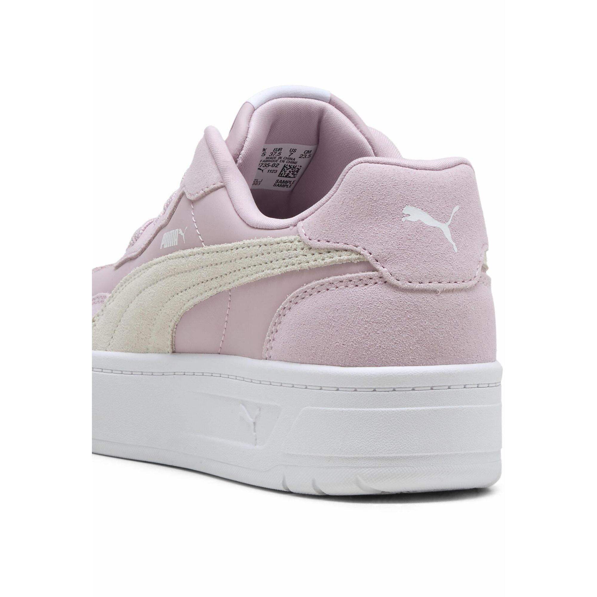 Damskie sneakersy Court Lally Skye z zamszu PUMA Rose Mauve White Pink