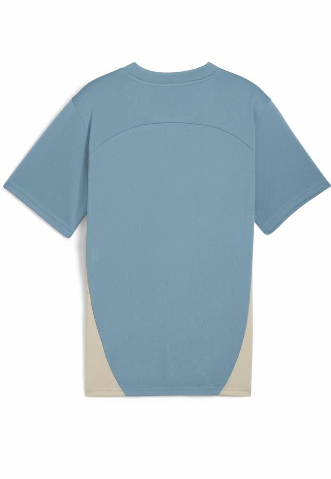Młodzieżowa koszulka treningowa Olympique Marsylia PUMA Bold Blue Putty Beige