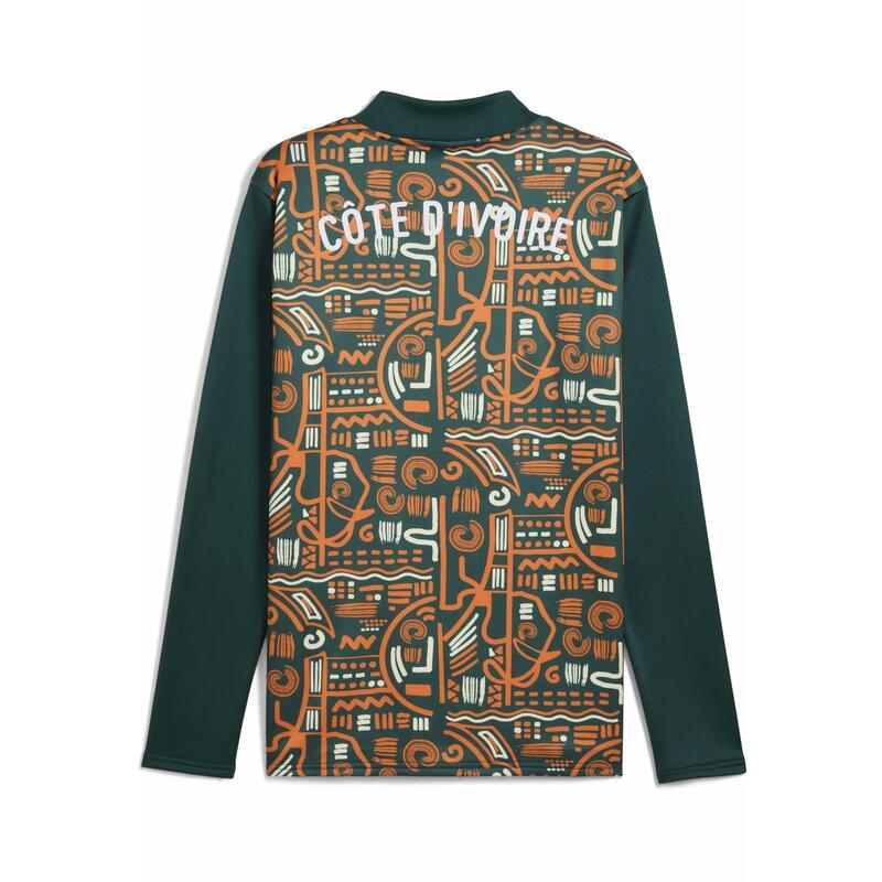 Ivory Coast 2025 Pre–match Long Sleeve Sweatshirt Men PUMA