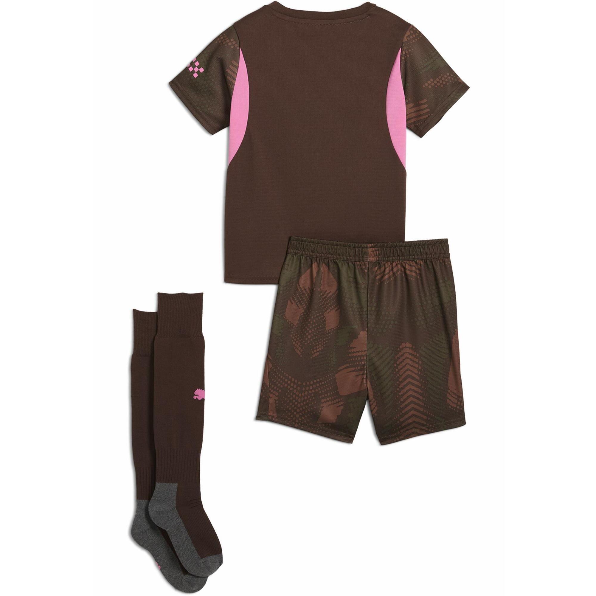 Puma - Minikit De Gardien De But À Manches Courtes 24/25 Manchester City Enfant Puma - Survêtement - Marron|vert -  3 À 4 Ans - Decathlon