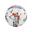 Bola futebol adulto Orbita Serie PUMA White Multicolor